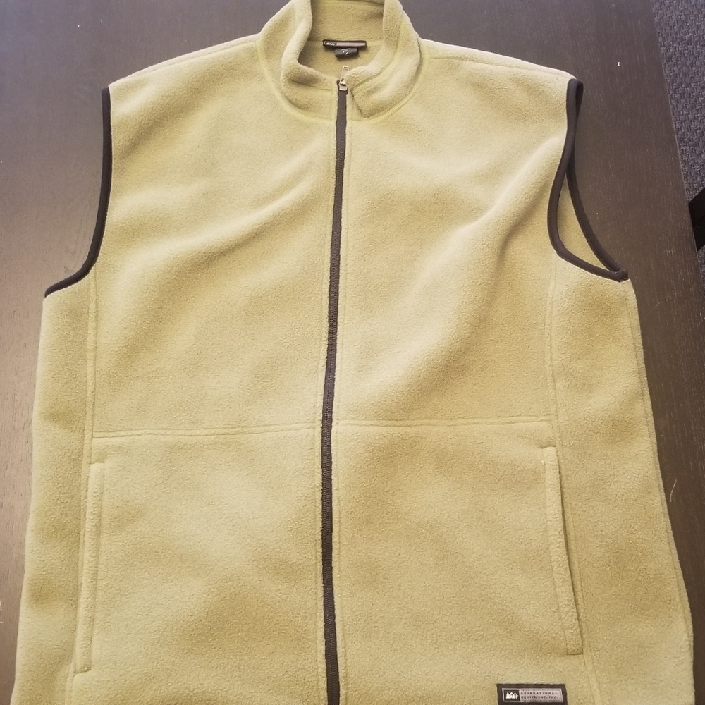 REI fleece vest.